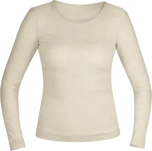 100% Merino Wool Ultra Soft Woman Long Sleeve Base Layer Undershirt Made in Lithuania