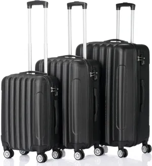 3-in-1 Multifunctional Large Capacity Traveling Storage Suitcase Black
