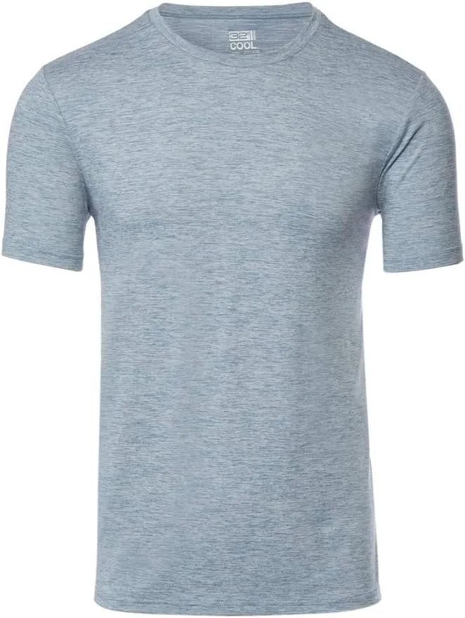 32 Degrees Men's Cool Classic Crew T-Shirt | Anti-Odor | 4-Way Stretch | Moisture Wicking