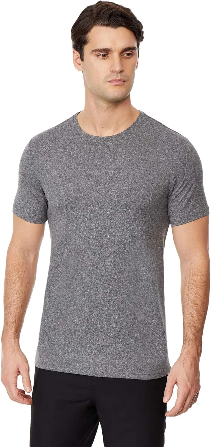 32 Degrees Men's Cool Classic Crew T-Shirt | Anti-Odor | 4-Way Stretch | Moisture Wicking