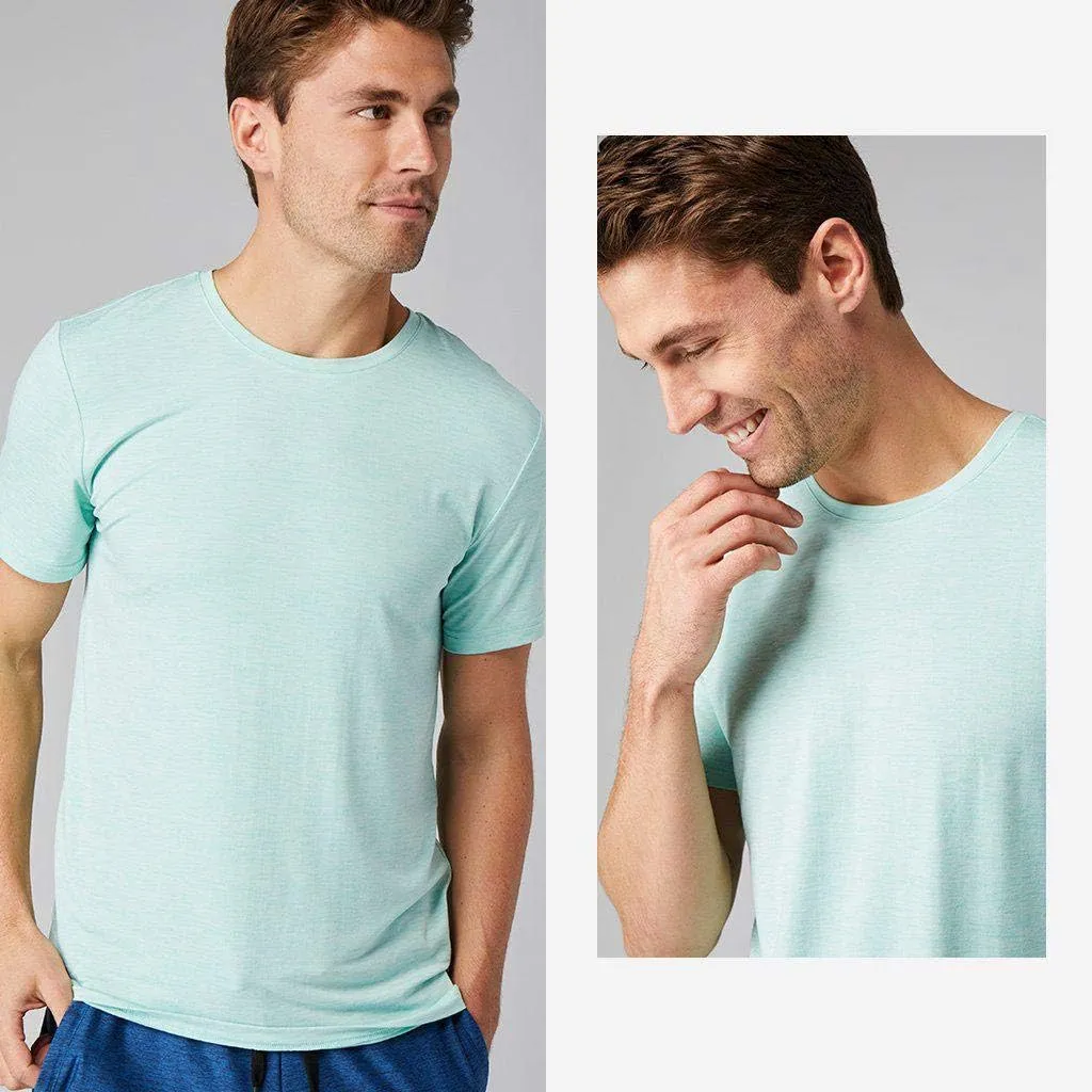 32 Degrees Men's Cool Classic Crew T-Shirt | Anti-Odor | 4-Way Stretch | Moisture Wicking