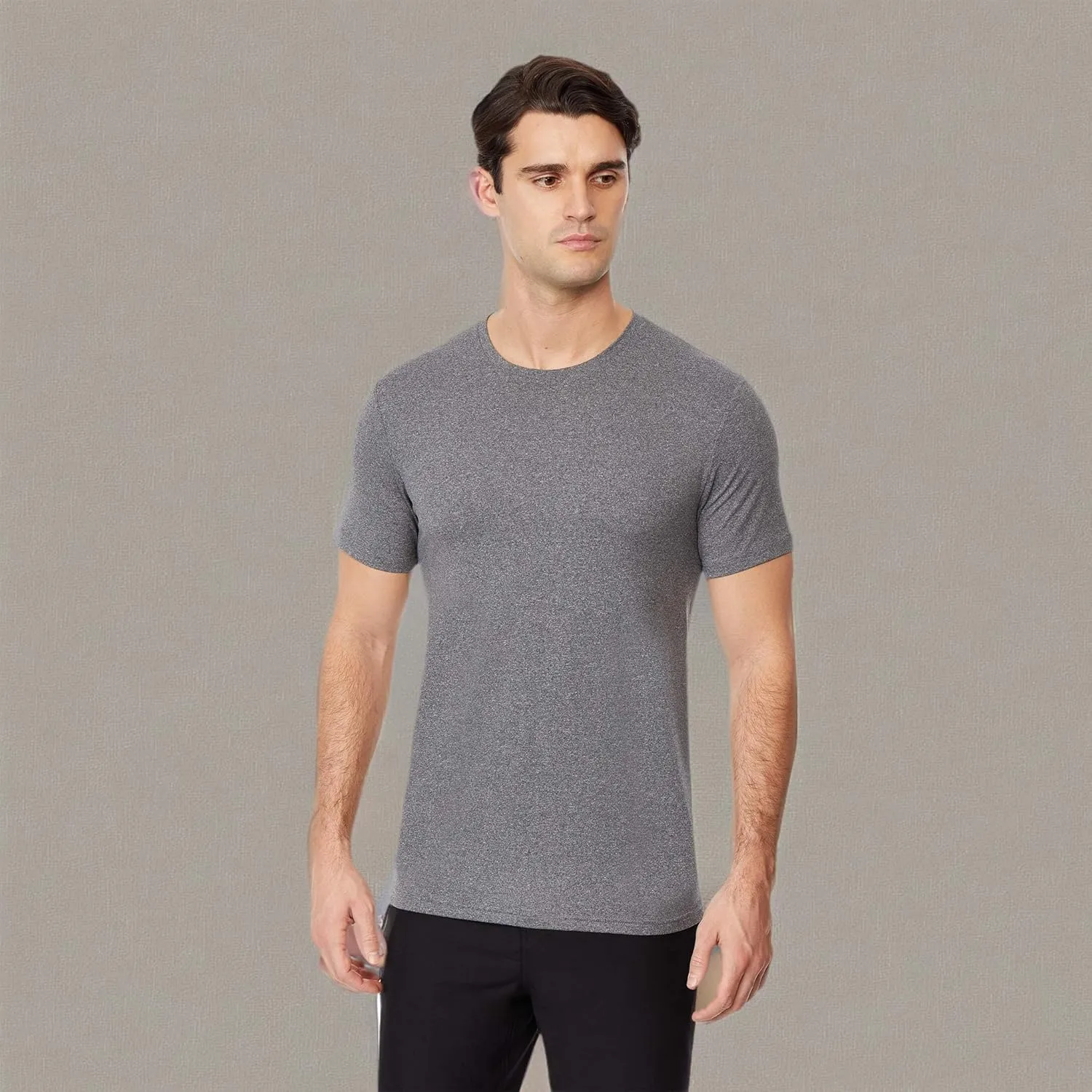 32 Degrees Men's Cool Classic Crew T-Shirt | Anti-Odor | 4-Way Stretch | Moisture Wicking