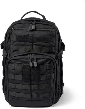 5.11 Tactical Backpack  Rush 12 2.0  Military Molle Pack, CCW with Multiple Compartments, 24 Liter, Small, Style 56561, Black