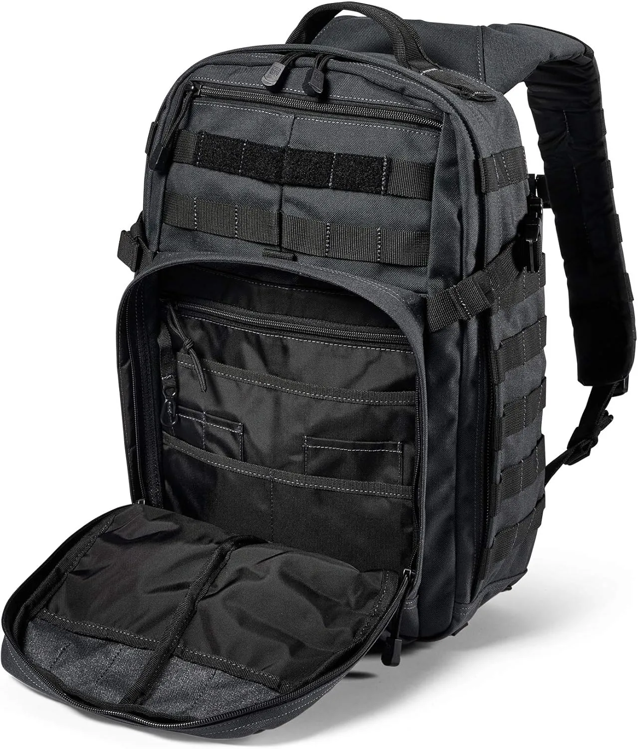 5.11 Tactical Backpack  Rush 12 2.0  Military Molle Pack, CCW with Multiple Compartments, 24 Liter, Small, Style 56561, Double Tap
