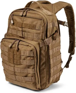 5.11 Tactical Backpack  Rush 12 2.0  Military Molle Pack, CCW with Multiple Compartments, 24 Liter, Small, Style 56561, Kangaroo