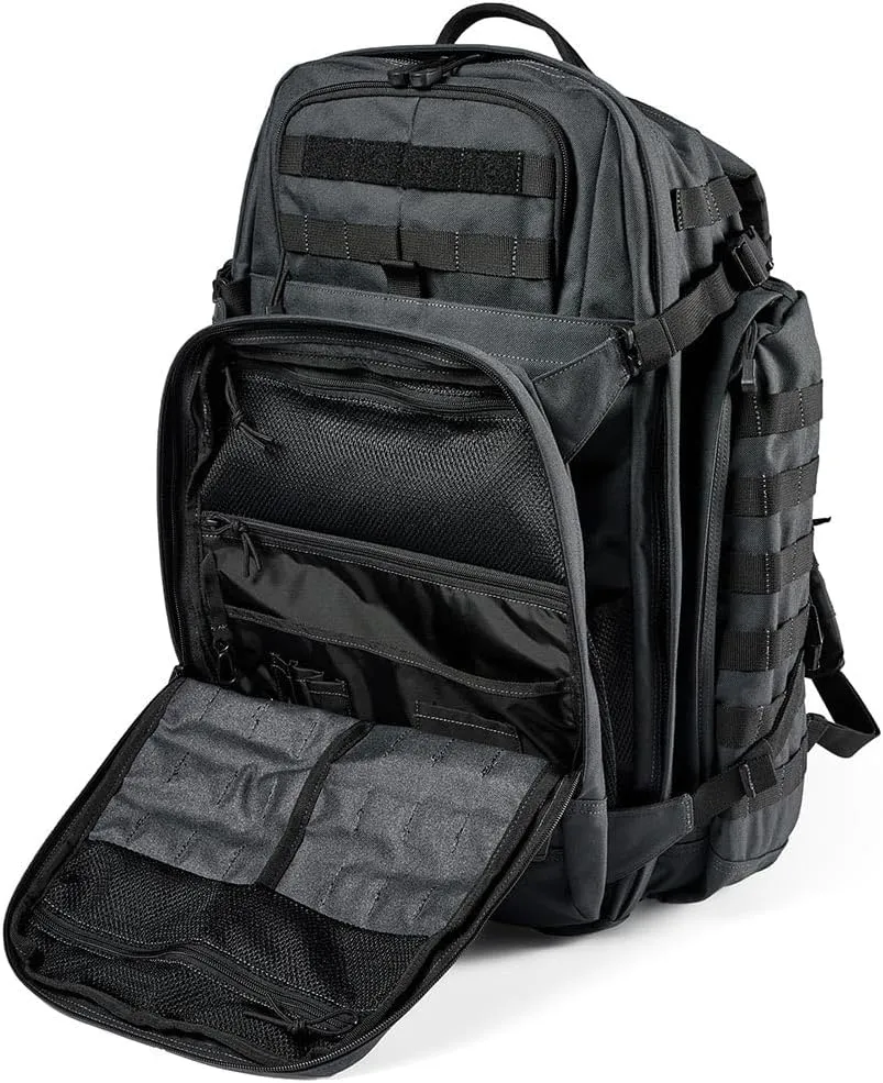 5.11 Tactical Backpack Rush 72 2.0 Military Molle Pack, CCW with Multiple Compartments, 55 Liter, Large, Style 56565 Double Tap