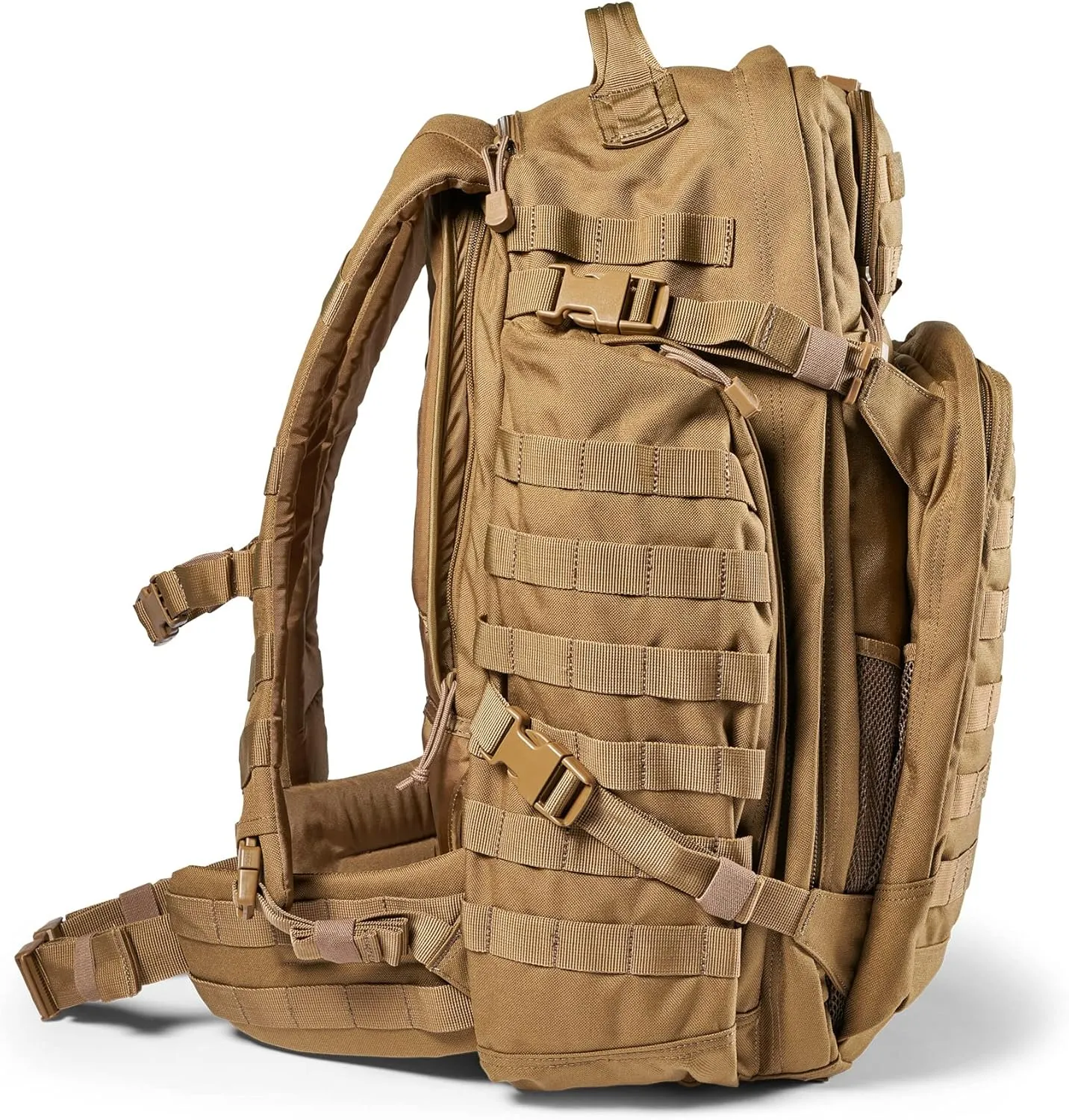 5.11 Tactical Backpack  Rush 72 2.0  Pack and Laptop Compartment, 55 Liter, Large, Style 56565  Kangaroo