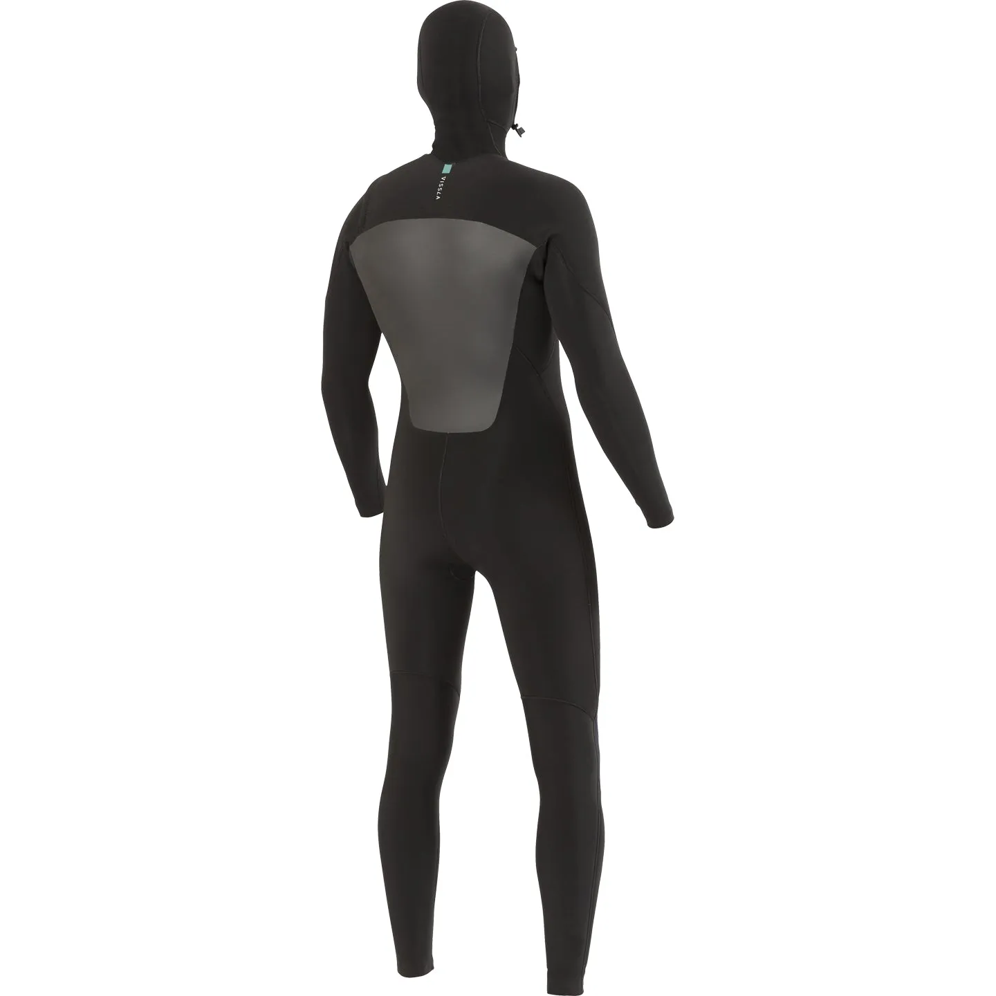 5/4 Mens Vissla 7 Seas Hooded Full Suit - Black