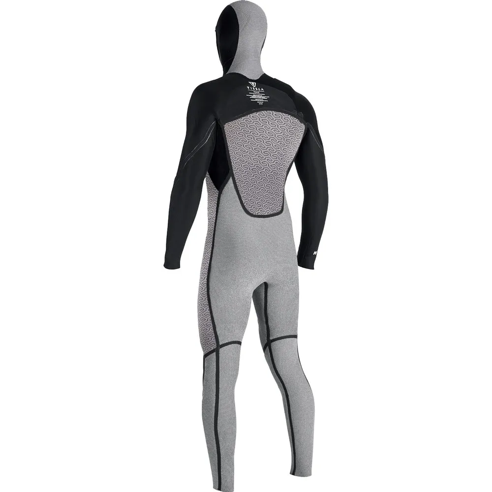 6/5 Mens Vissla 7 SEAS Hooded Full Suit - Black with blue liner