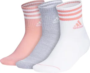 adidas Men's 3-Stripe High Quarter Socks (3-Pair)