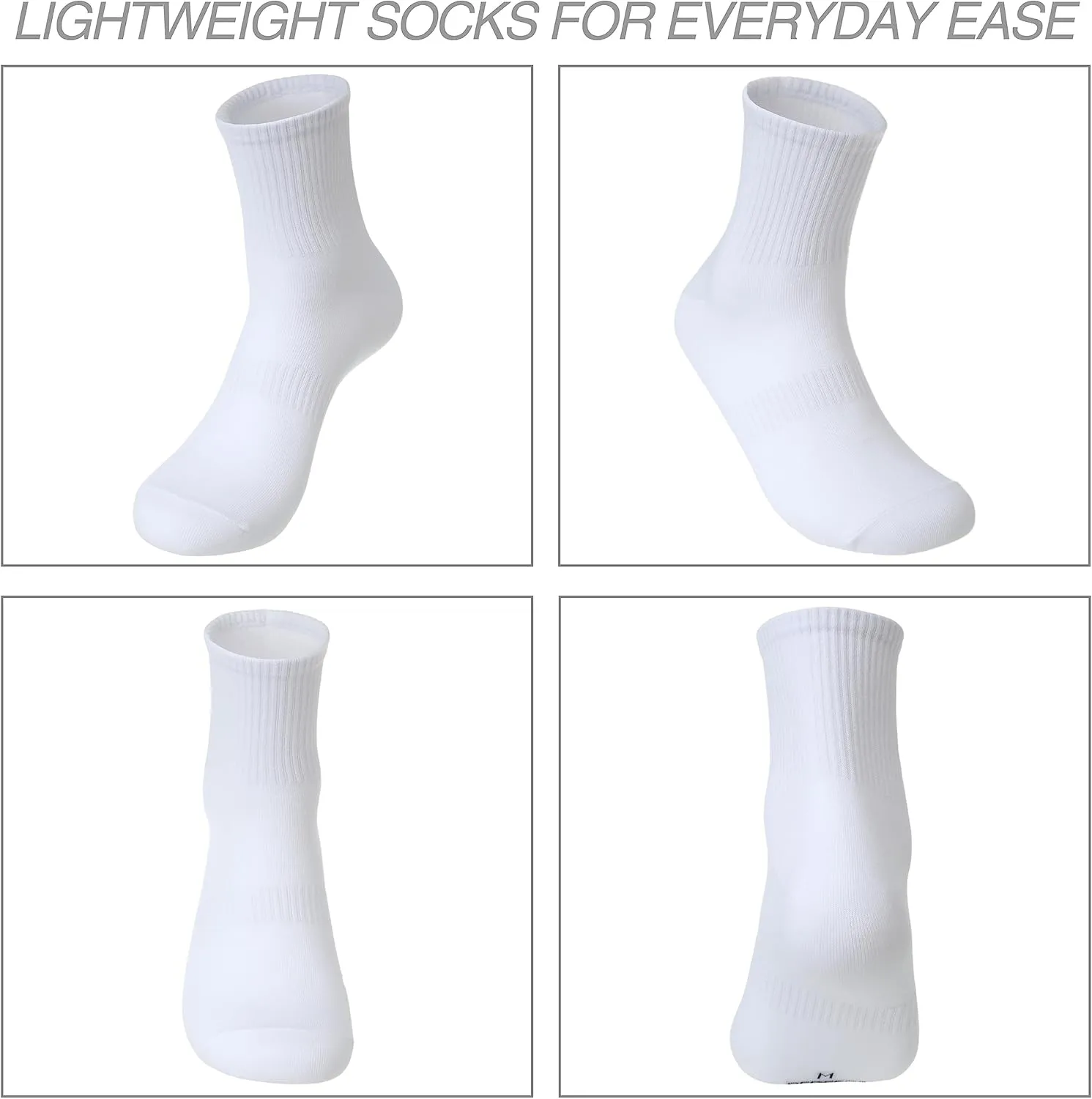 All-Day Comfort Cotton Socks for Running and Daily Wear