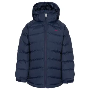 Amira Kids' Hooded Padded Jacket - Navy