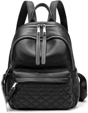 Backpack for women Leather First Layer Cowhide Soft Leather Casual Bags