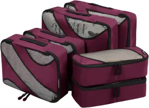 BAGAIL 6 Set Packing Cubes,Travel Luggage Packing Organizers