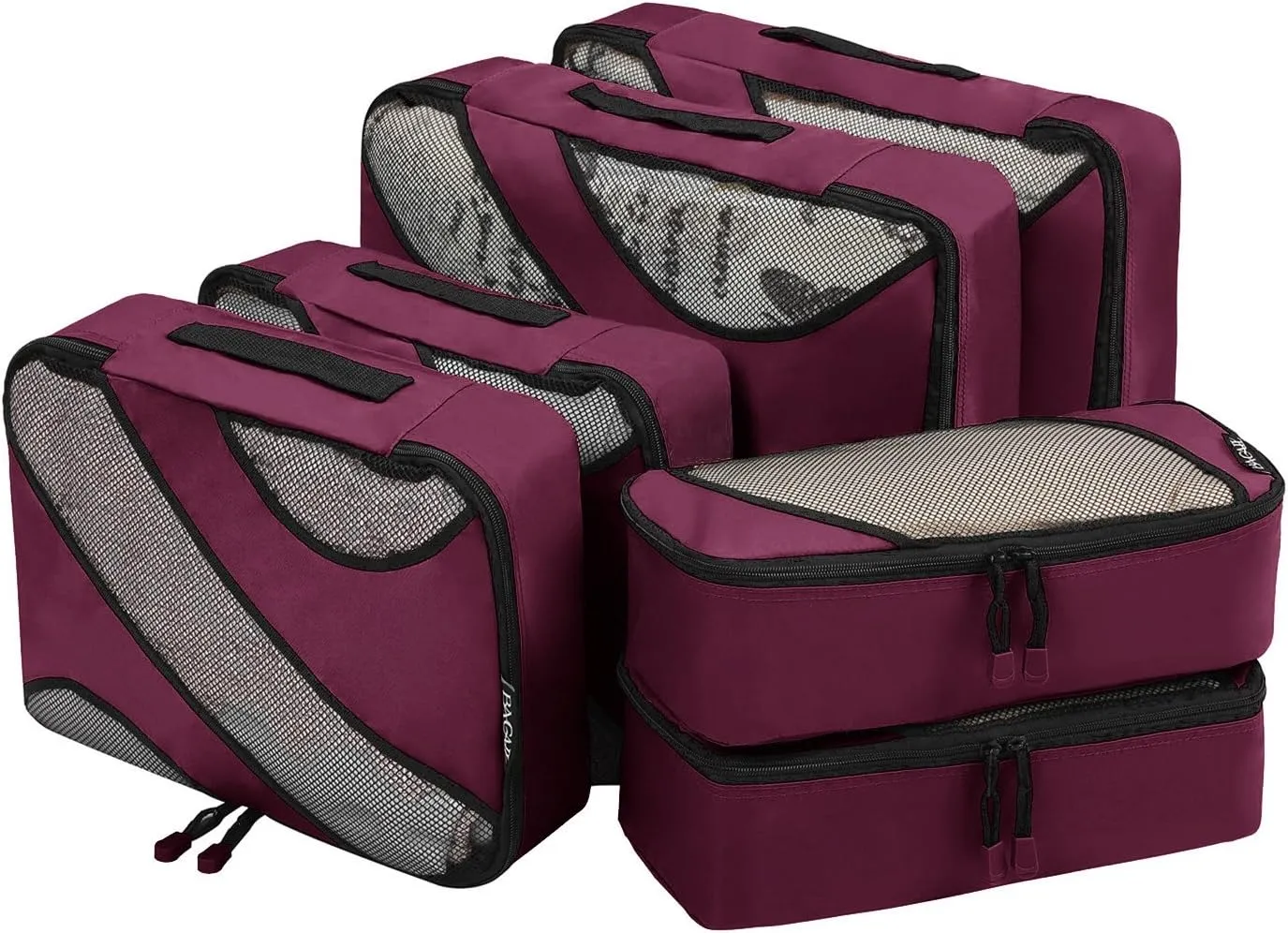 BAGAIL 6 Set Packing Cubes,Travel Luggage Packing Organizers