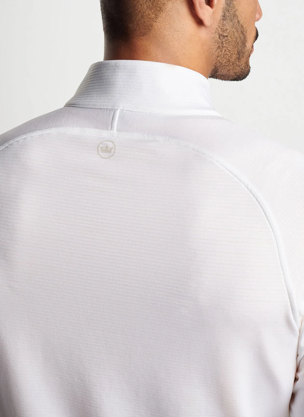 Beaumont Performance Quarter-Zip in White Peter Millar
