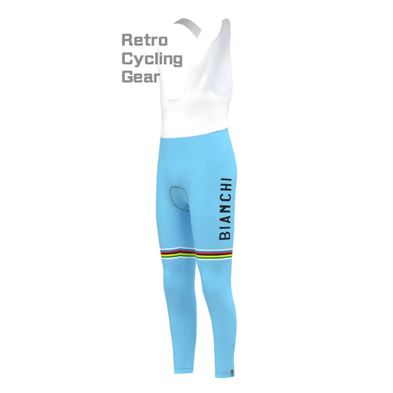 Bianchi Water Blue Retro Short Sleeve Cycling Kit