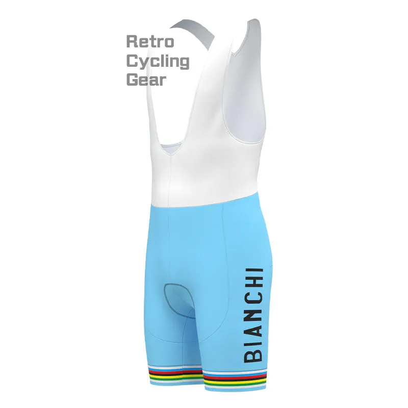 Bianchi Water Blue Retro Short Sleeve Cycling Kit