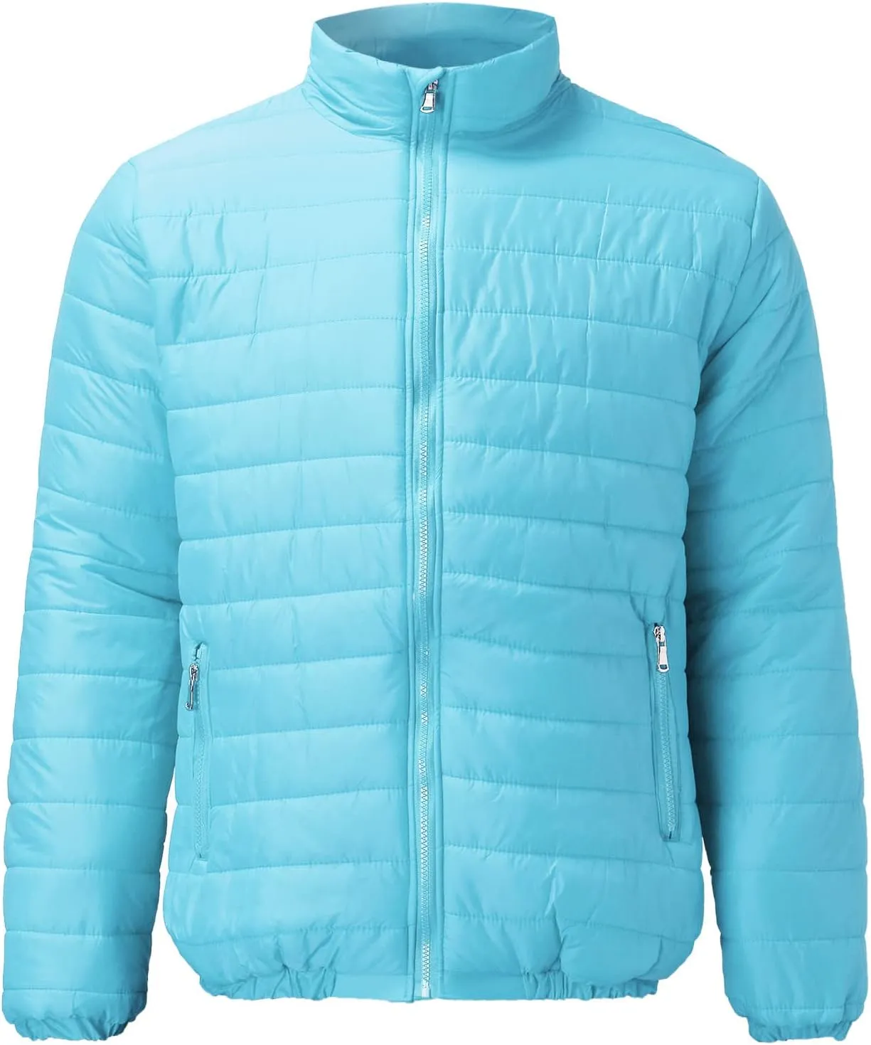 BIFUTON Jackets for Men, Men's Puffer Jacket Lightweight Warm Winter Down jacket Warm Ski Hiking Travel Quilted Coats Outwear