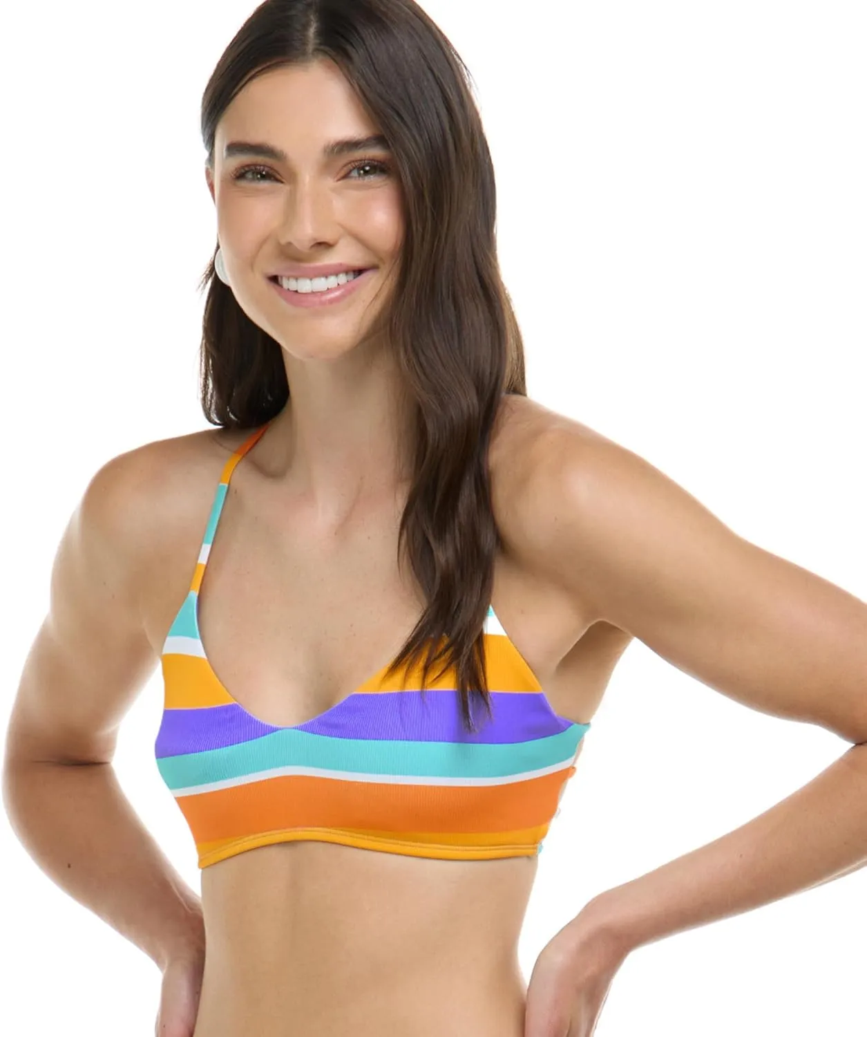 Body Glove Women's Alani Strappy Back Halter Bikini Top Swimsuit