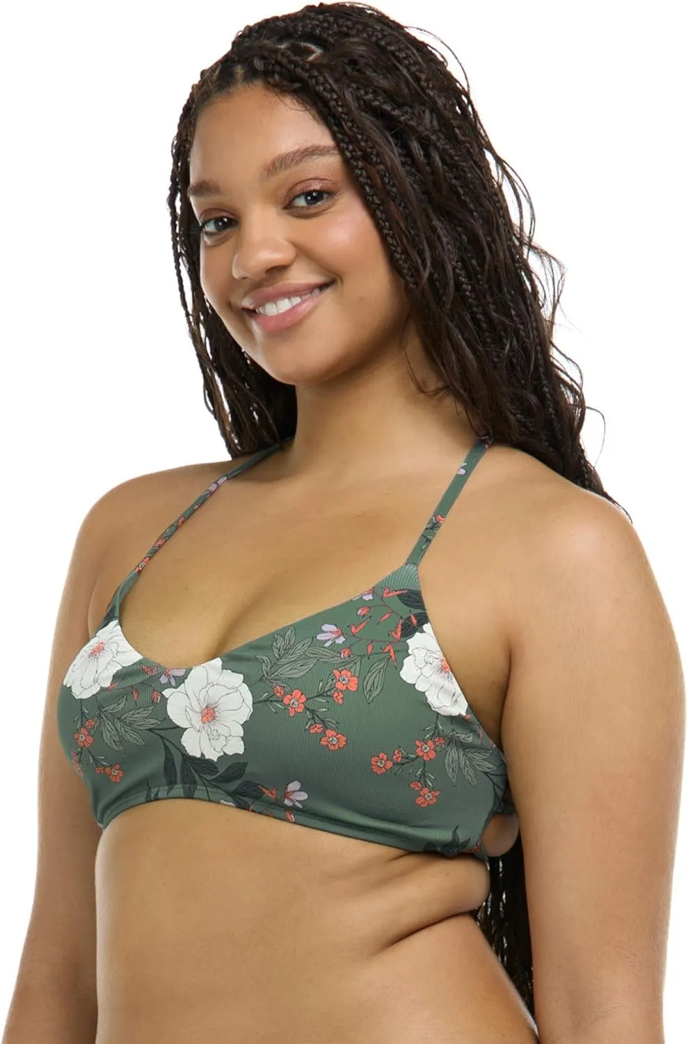 Body Glove Women's Alani Strappy Back Halter Bikini Top Swimsuit