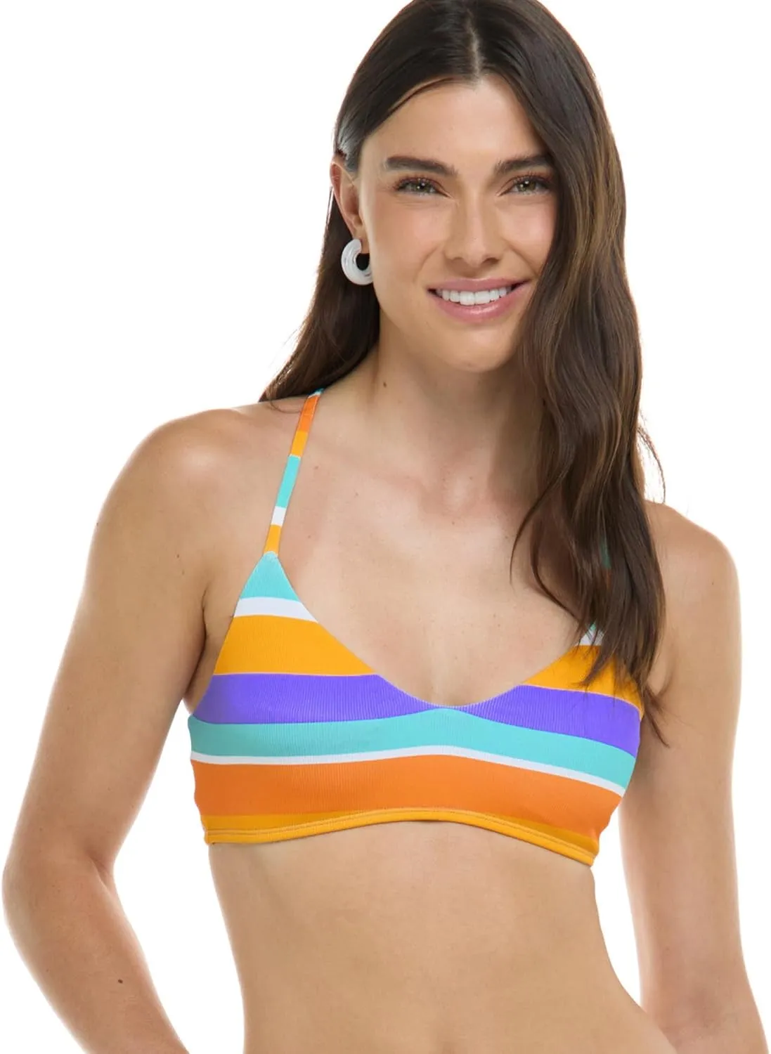Body Glove Women's Alani Strappy Back Halter Bikini Top Swimsuit