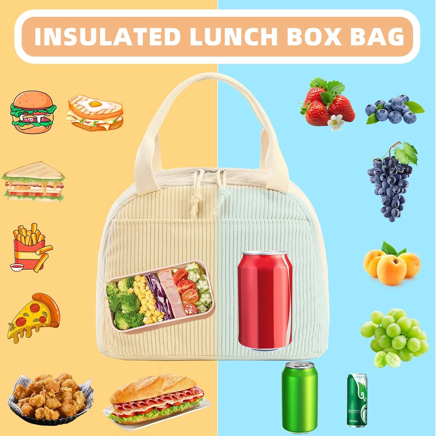 CAMTOP Backpack for School Kids Cute Backpacks for Girls Elementary Lighweight Bookbag with Lunch Box Pencil Case 3 in 1