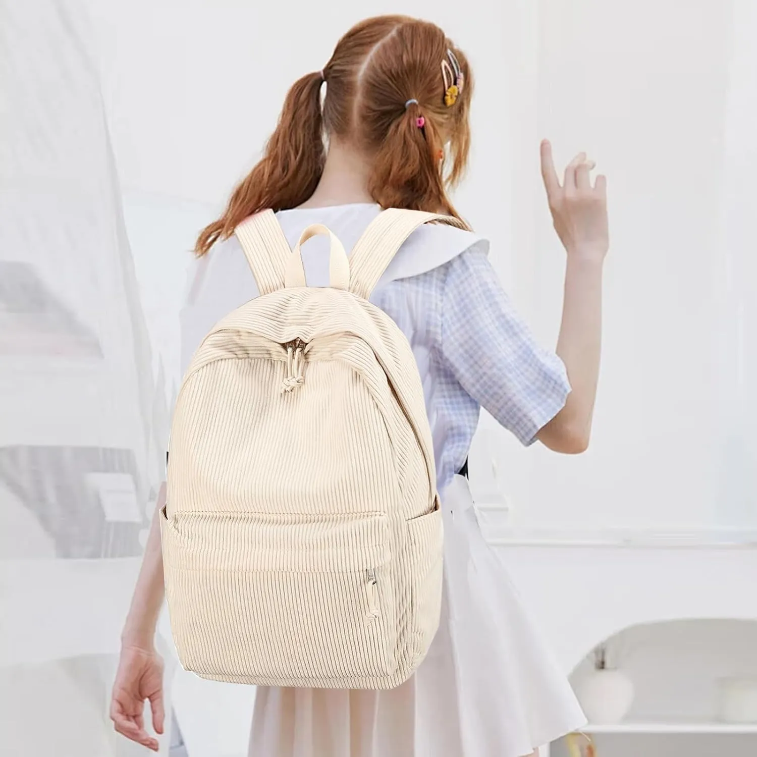 CAMTOP Backpack for School Kids Cute Backpacks for Girls Elementary Lighweight Bookbag with Lunch Box Pencil Case 3 in 1