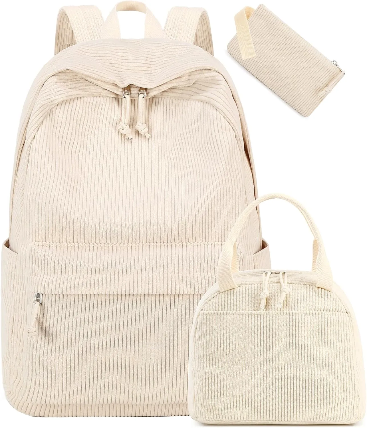 CAMTOP Backpack for School Kids Cute Backpacks for Girls Elementary Lighweight Bookbag with Lunch Box Pencil Case 3 in 1
