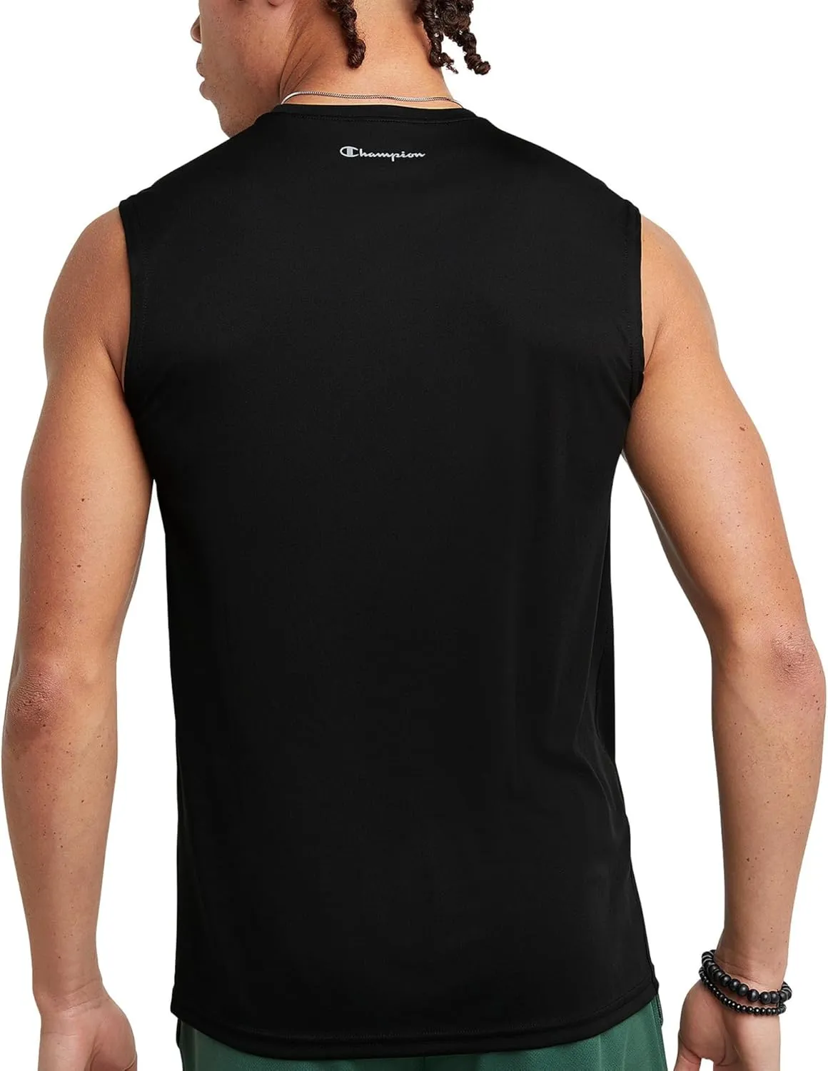 Champion Men's Sleeveless T-Shirt, Sport Muscle Tank, Moisture Wicking, Muscle T-Shirt For Men (Reg. Or Big & Tall)