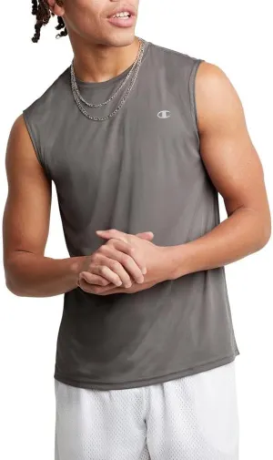 Champion Men's Sleeveless T-Shirt, Sport Muscle Tank, Moisture Wicking, Muscle T-Shirt For Men (Reg. Or Big & Tall)