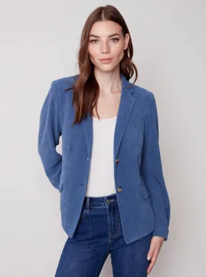 Corduroy Blazer [Snowflake-C6274]