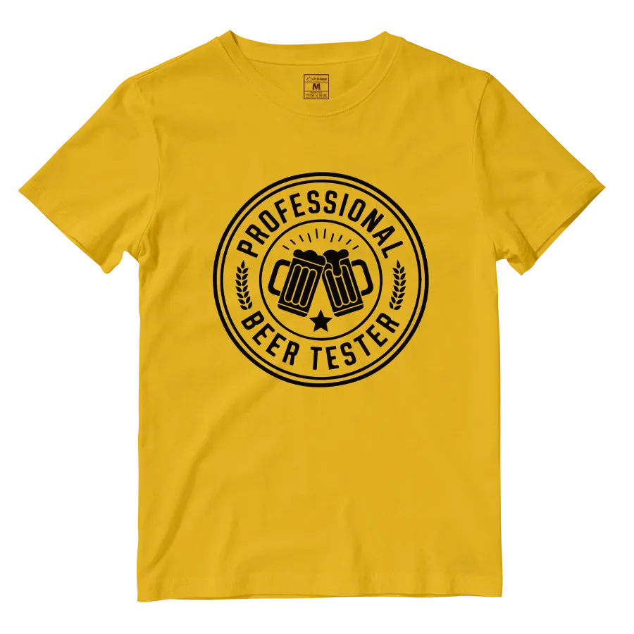 Cotton Shirt: Beer Tester