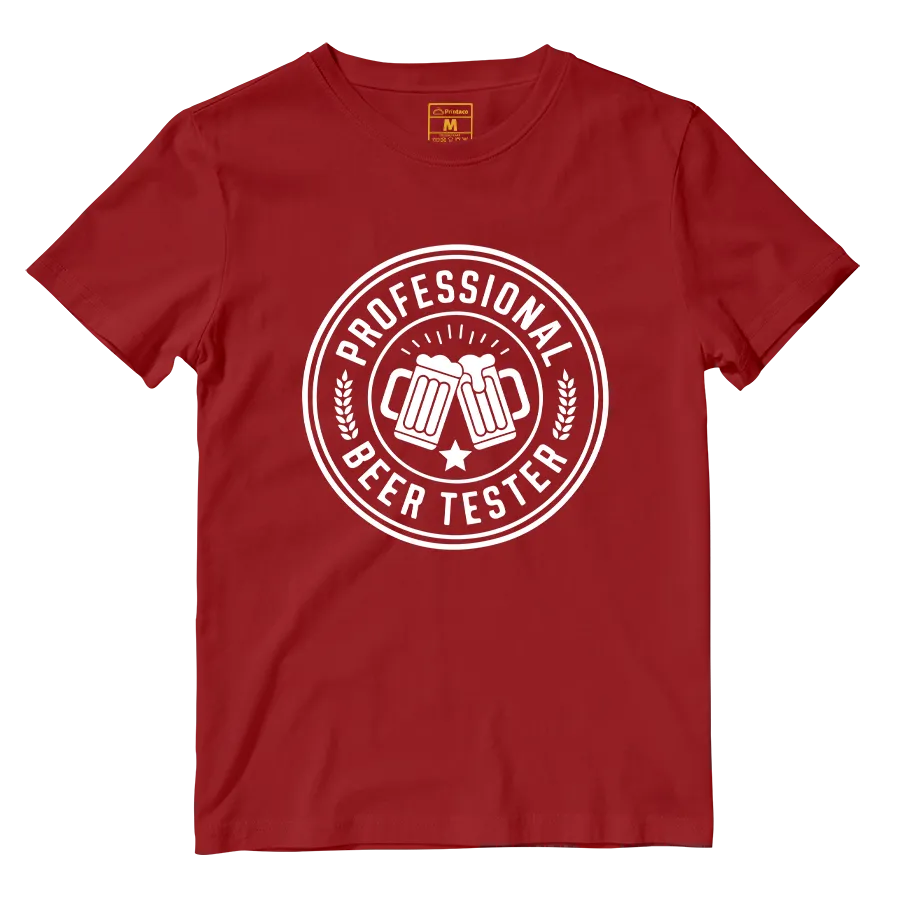 Cotton Shirt: Beer Tester