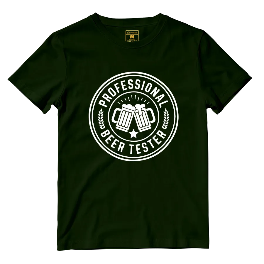 Cotton Shirt: Beer Tester