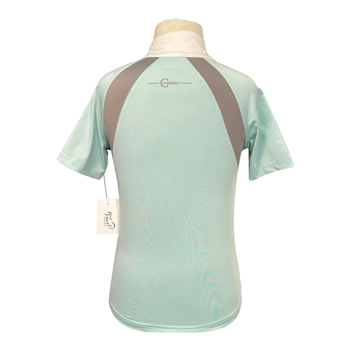 Covalliero Kids 'Lani' Short Sleeve Show Shirt in Sea Green - Children's 140-146 (9-12)