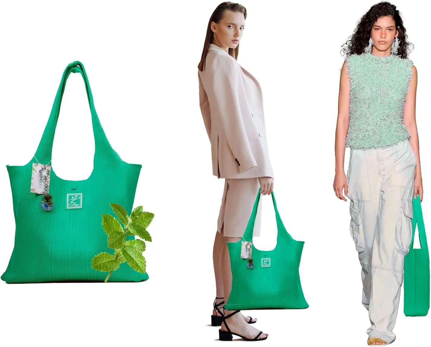 Crochet Beach Bag For Women - Crochet Purse Book Tote Shopping Hobo Aesthetic Gift