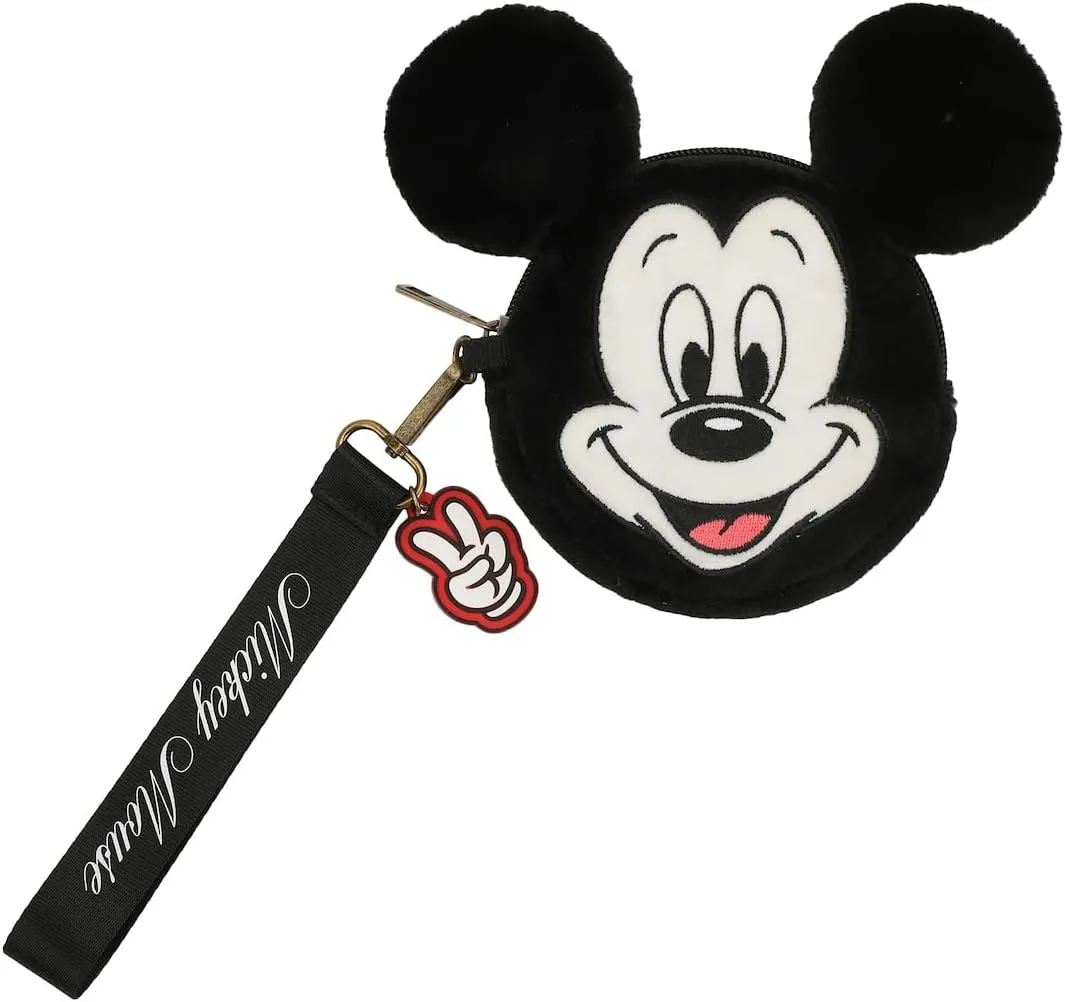 Disney Mickey Mouse Character Head 4.75" Coin Pouch