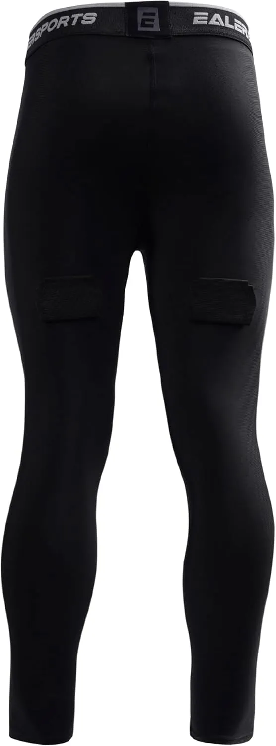 EALER Compression Hockey Pants Cut-Resistant, with Core Protective Bio-Flex Cup - Hockey Jock for Men & Boys