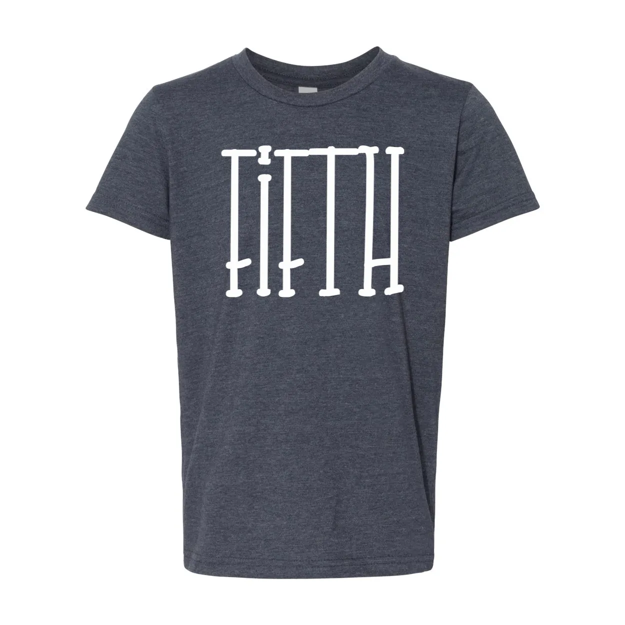 Fifth Grade YOUTH Tall Font Soft Tee