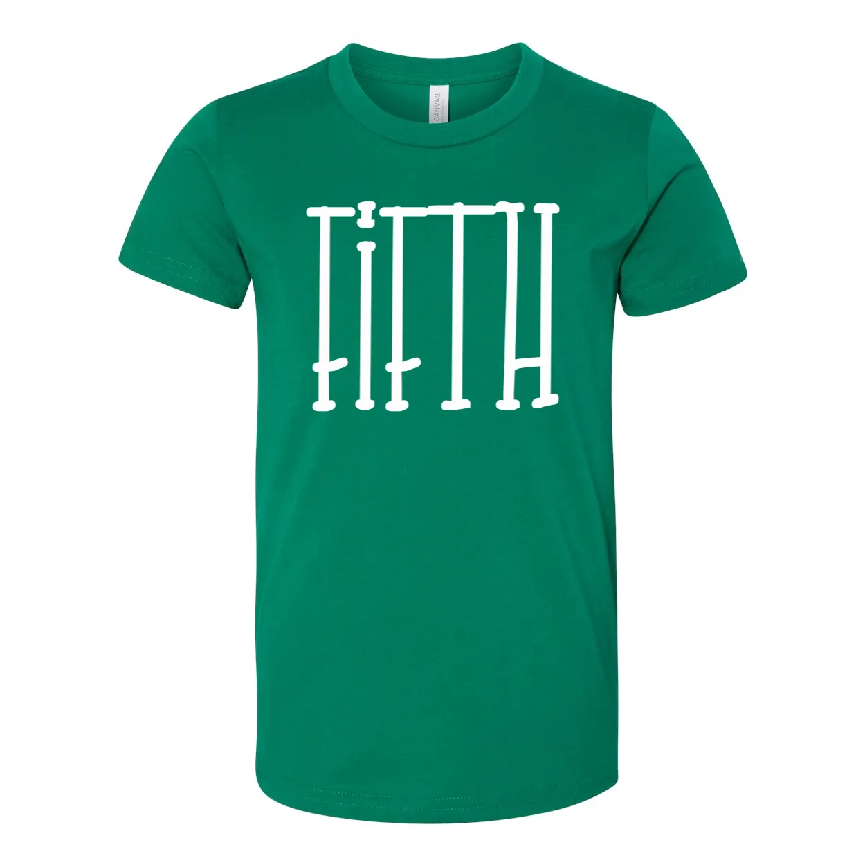 Fifth Grade YOUTH Tall Font Soft Tee