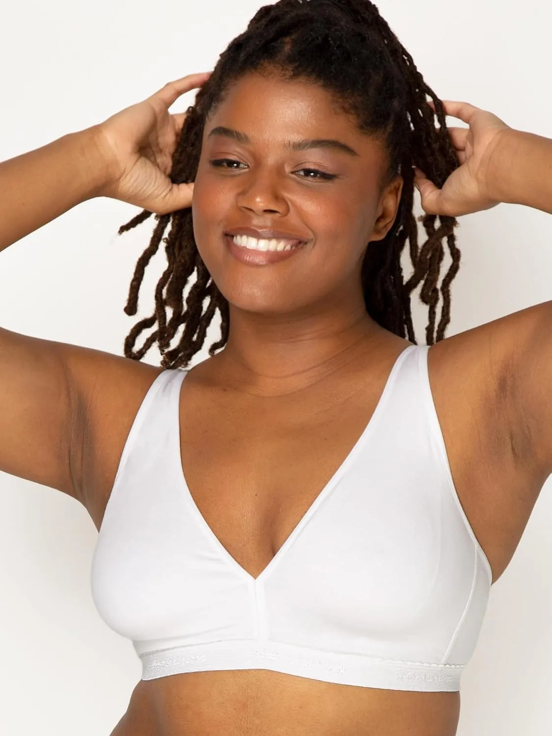 Fruit of the Loom Women's Wirefree Cotton Bralette Available in Multi Packs