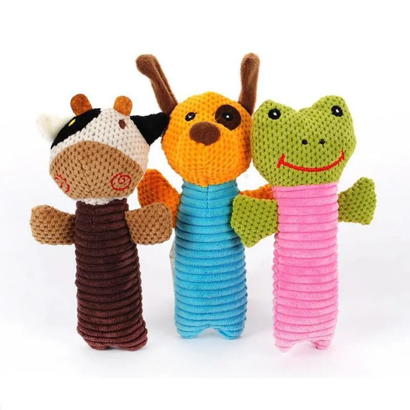 Funny Dinosaur Corduroy Dog's Toy