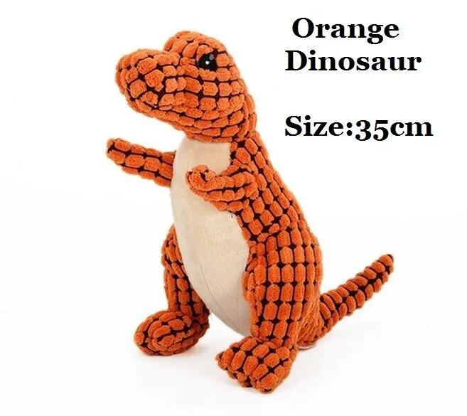 Funny Dinosaur Corduroy Dog's Toy