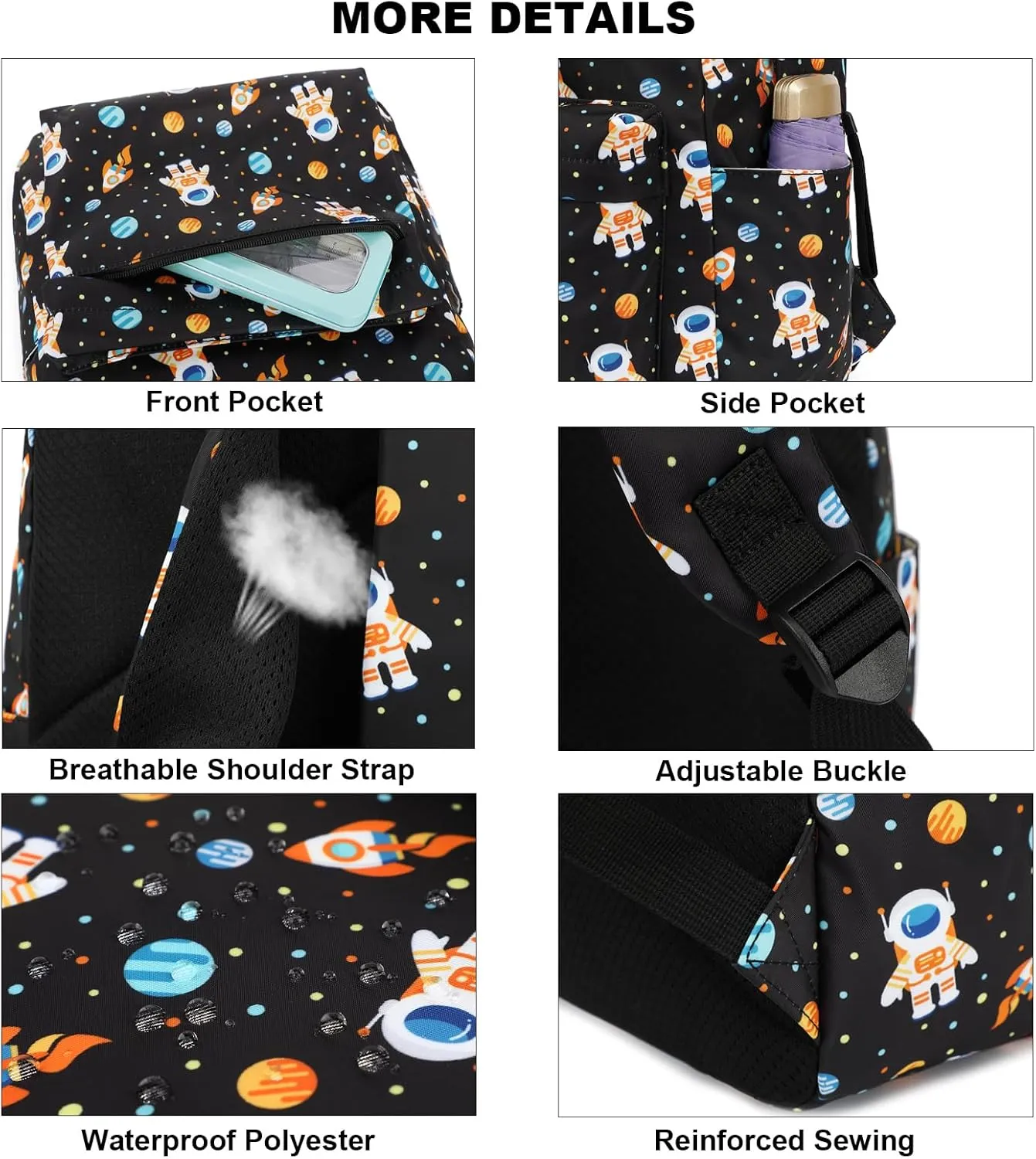 Girls School Backpacks for Kids Teens, 3-in-1 School Bag Bookbags Set with Lunch Bag Pencil Case