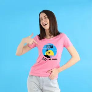 Goa Here We Come Vacation T-Shirts