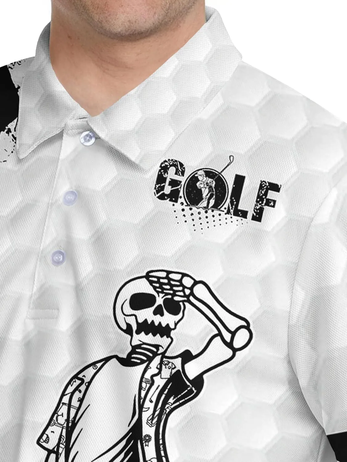 Golf Shirts for Men Funny Crazy Golf Polo Shirt for Men 5