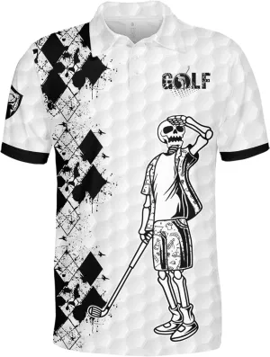 Golf Shirts for Men Funny Crazy Golf Polo Shirt for Men 5