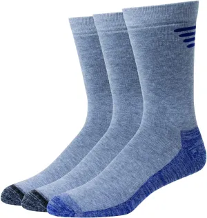 Hanes Men's Warmest Crew Outdoor X-Temp Moisture Wicking Wool Blend Crew Socks, 2-Pair Pack