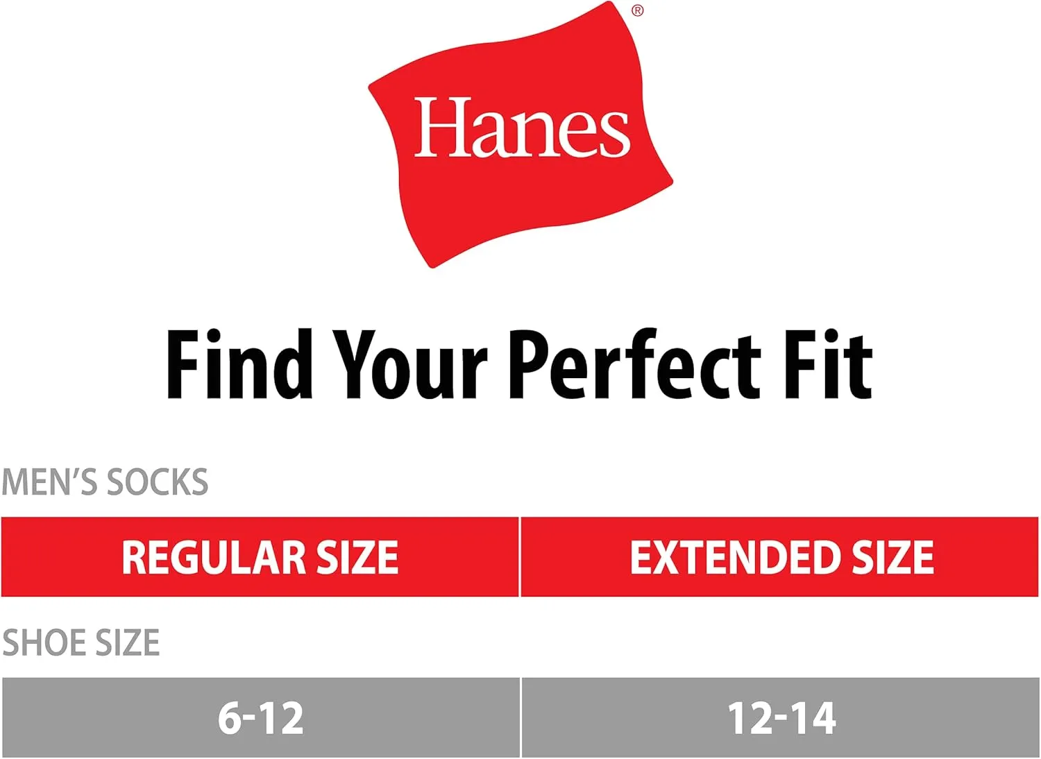 Hanes Men's Warmest Crew Outdoor X-Temp Moisture Wicking Wool Blend Crew Socks, 2-Pair Pack